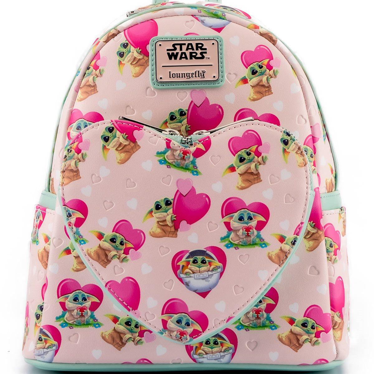 Star Wars: The Mandalorian Grogu Valentines Mini-Backpack
