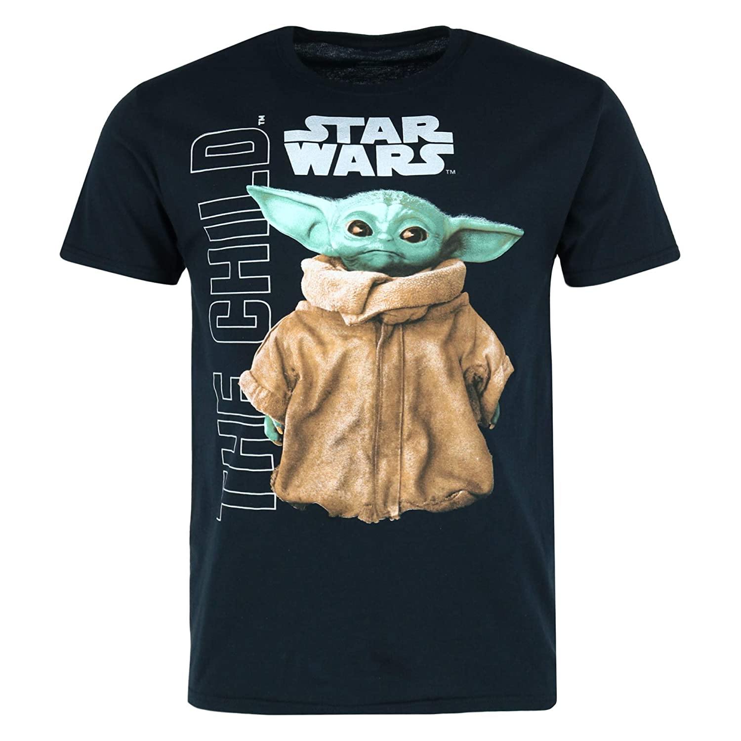 Star Wars The Mandalorian The Child Plus Size T-Shirt Black