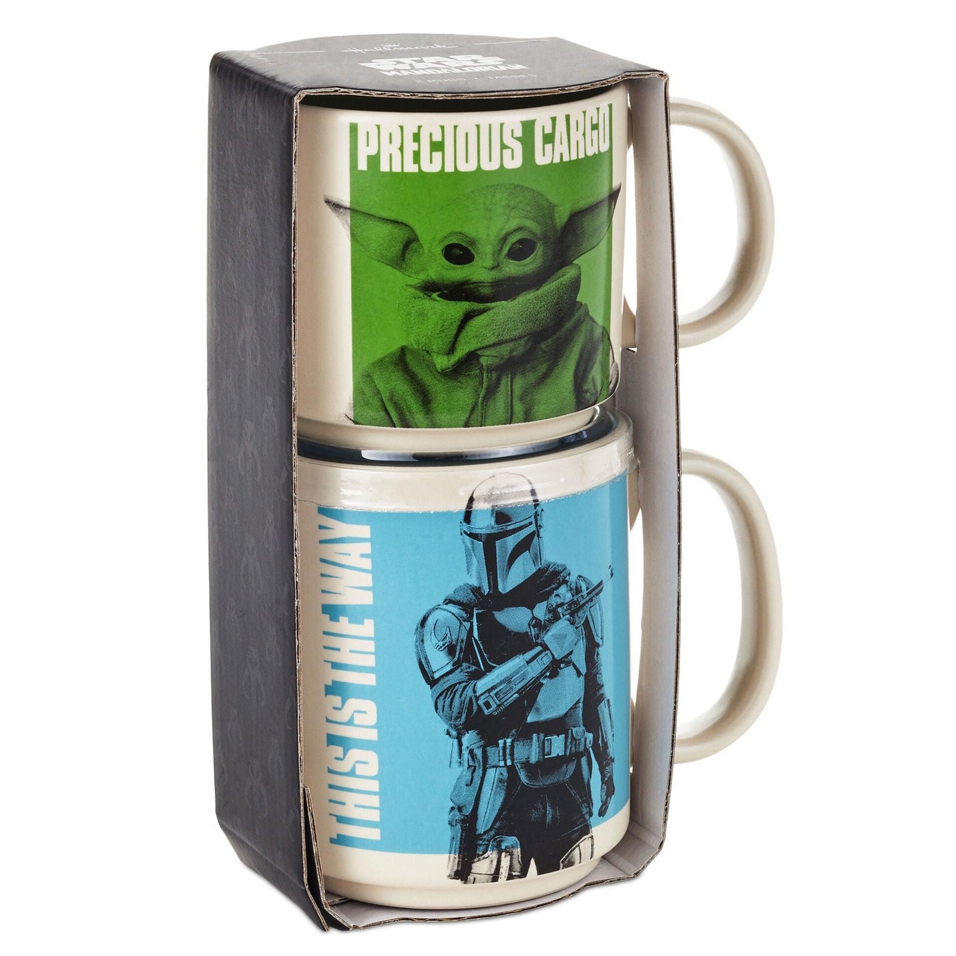 Star Wars: The Mandalorian and Child 20-Ounce Ceramic Mug 2-Pack Set