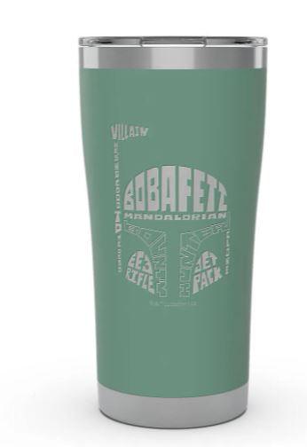 Star Wars™ - Boba Fett Wordle Engraved on Aloe Green