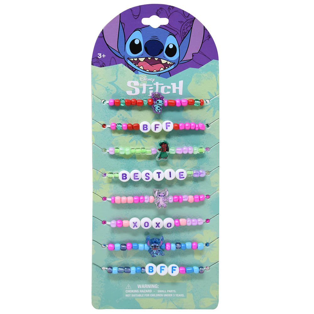 Stitch 8pk Bracelets on Card