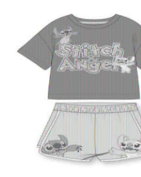 Toddler Disney Stitch & Angel 2pc Shirt & Shorts Set