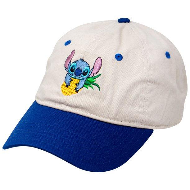 Stitch Pineapple Two Tone Washed Dad Cap