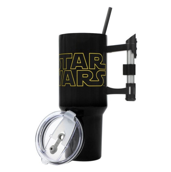 Star Wars Logo 40 oz. Sculpted Handle Stainless Steel Tumbler