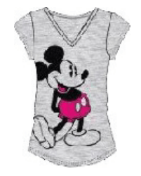 Tee V Standing Mickey Hgray