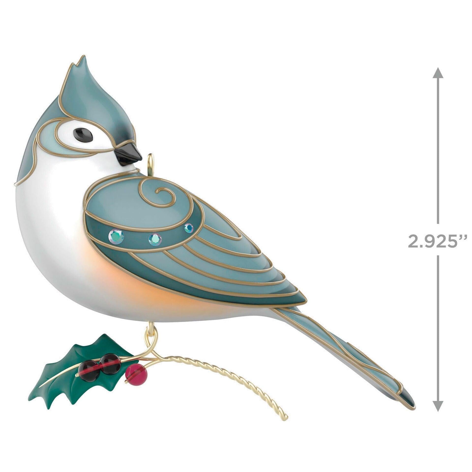 The Beauty of Birds Lady Tufted Titmouse Ornament