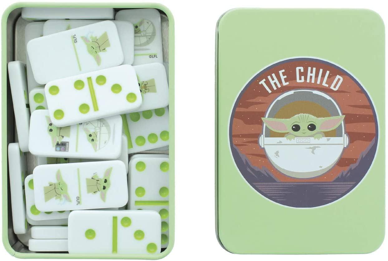 The Child Baby Yoda Dominoes in Tin