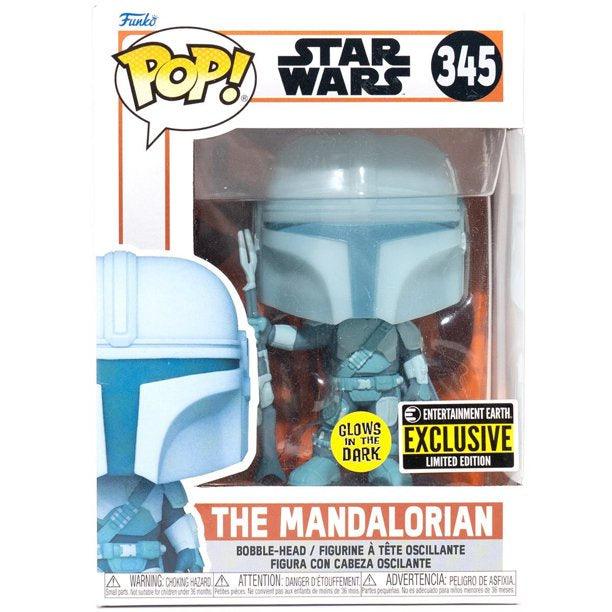 The Mandalorian Hologram GITD Pop! Vinyl - EE Exclusive: