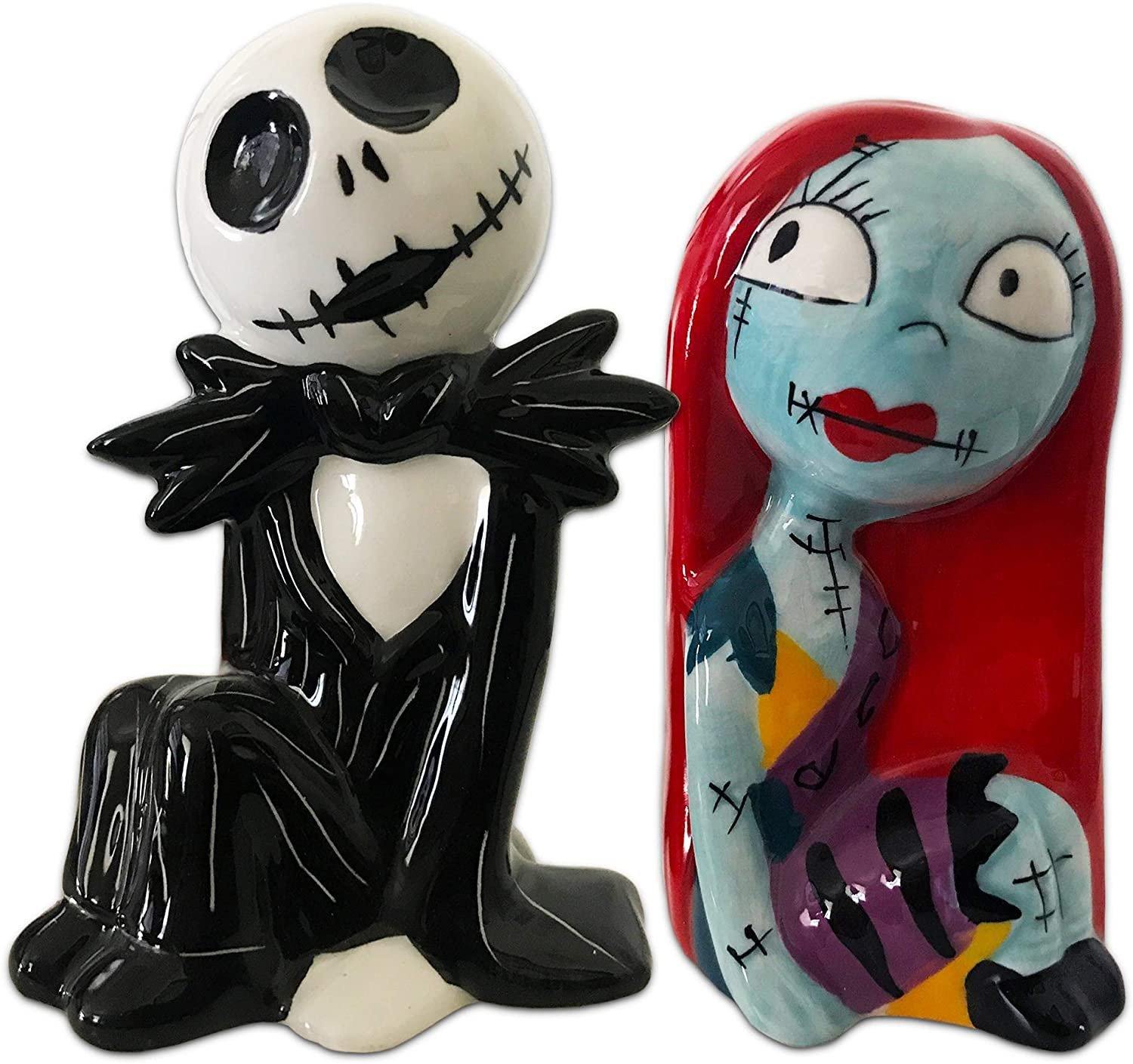 The Nightmare Before Christmas Jack Skellington and Sally Salt an Pepper Set