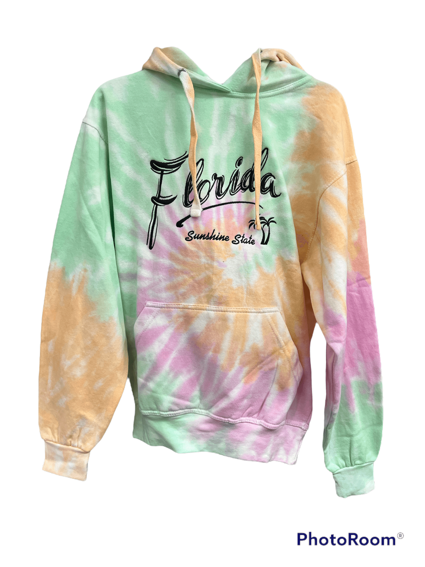 Tie-dye Hooded Sweatshirt Florida Sunshine State