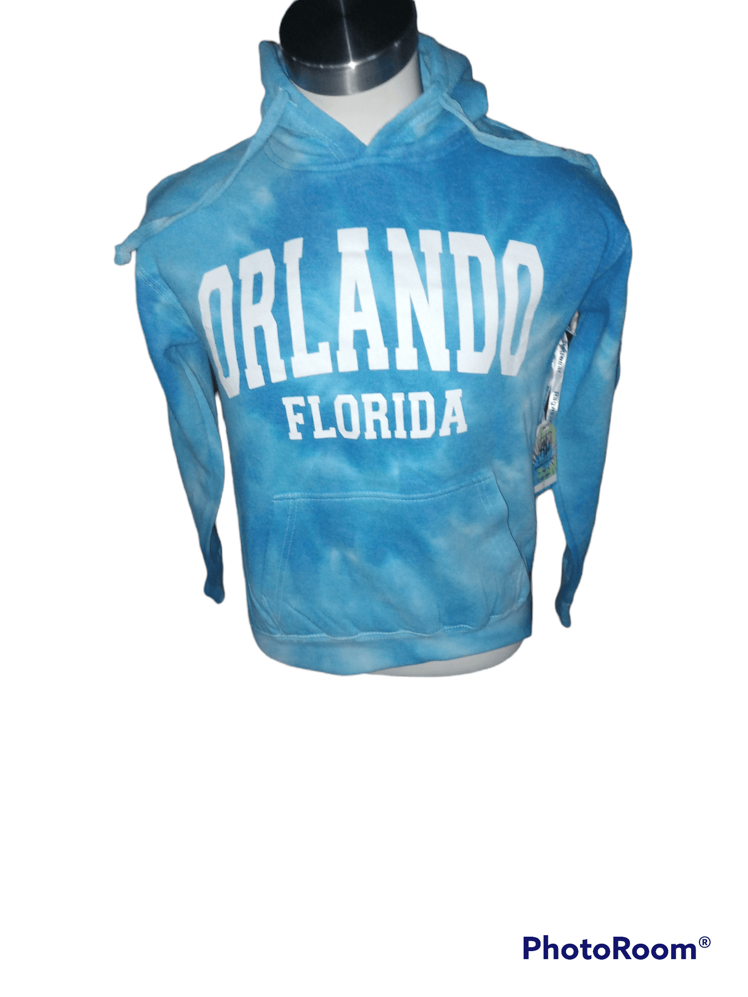 Tie Dye Hoodie Blue Aqua