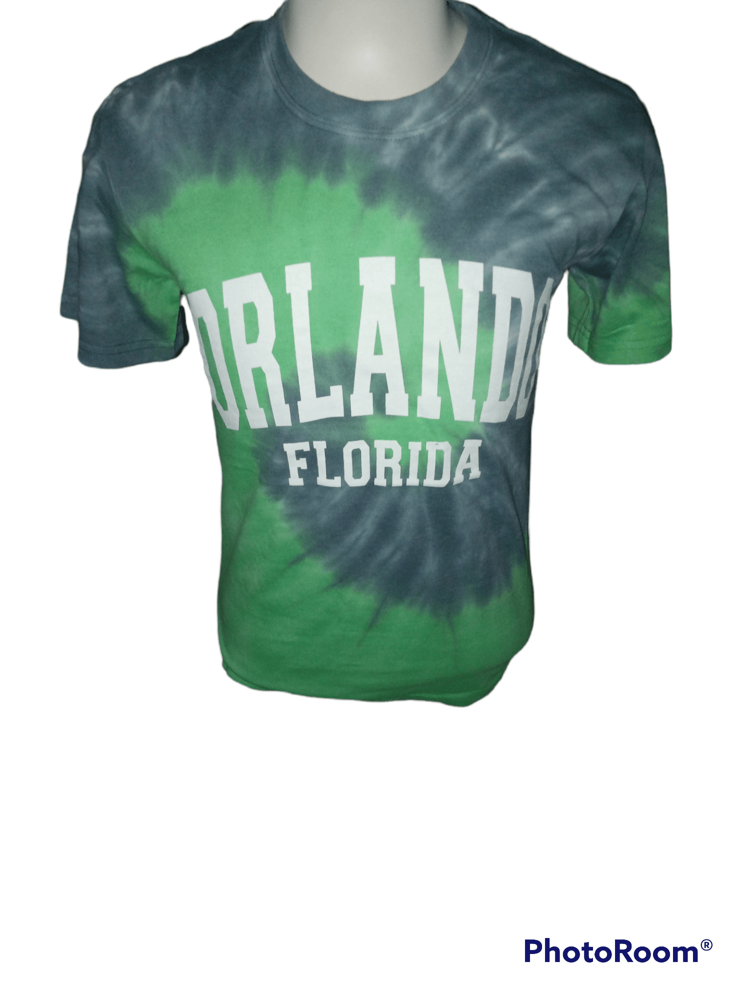 Tie Dye Short Sleeve Tee Shirts- Navy SeaFoam