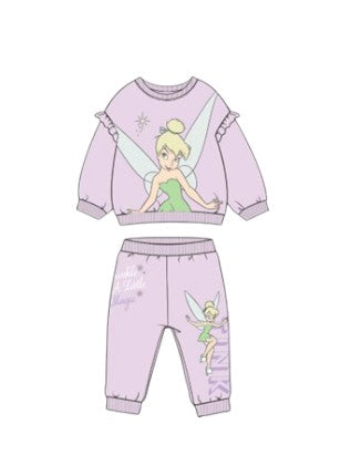 TinkerBell 2 Pc Toddler Fleece Set Lavender