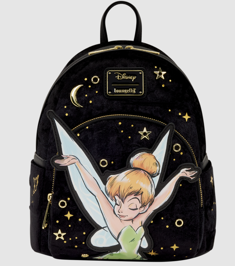 Loungefly Tinker Bell Pixie Dust Velvet Mini Backpack