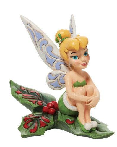 Tinkerbell Sitting on Holly Figurine