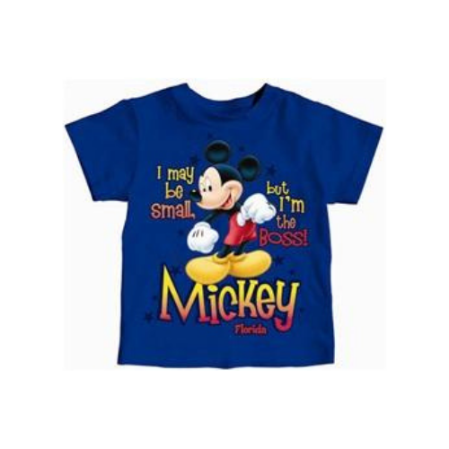 Toddler Boys T Shirt Boss Mickey, Blue