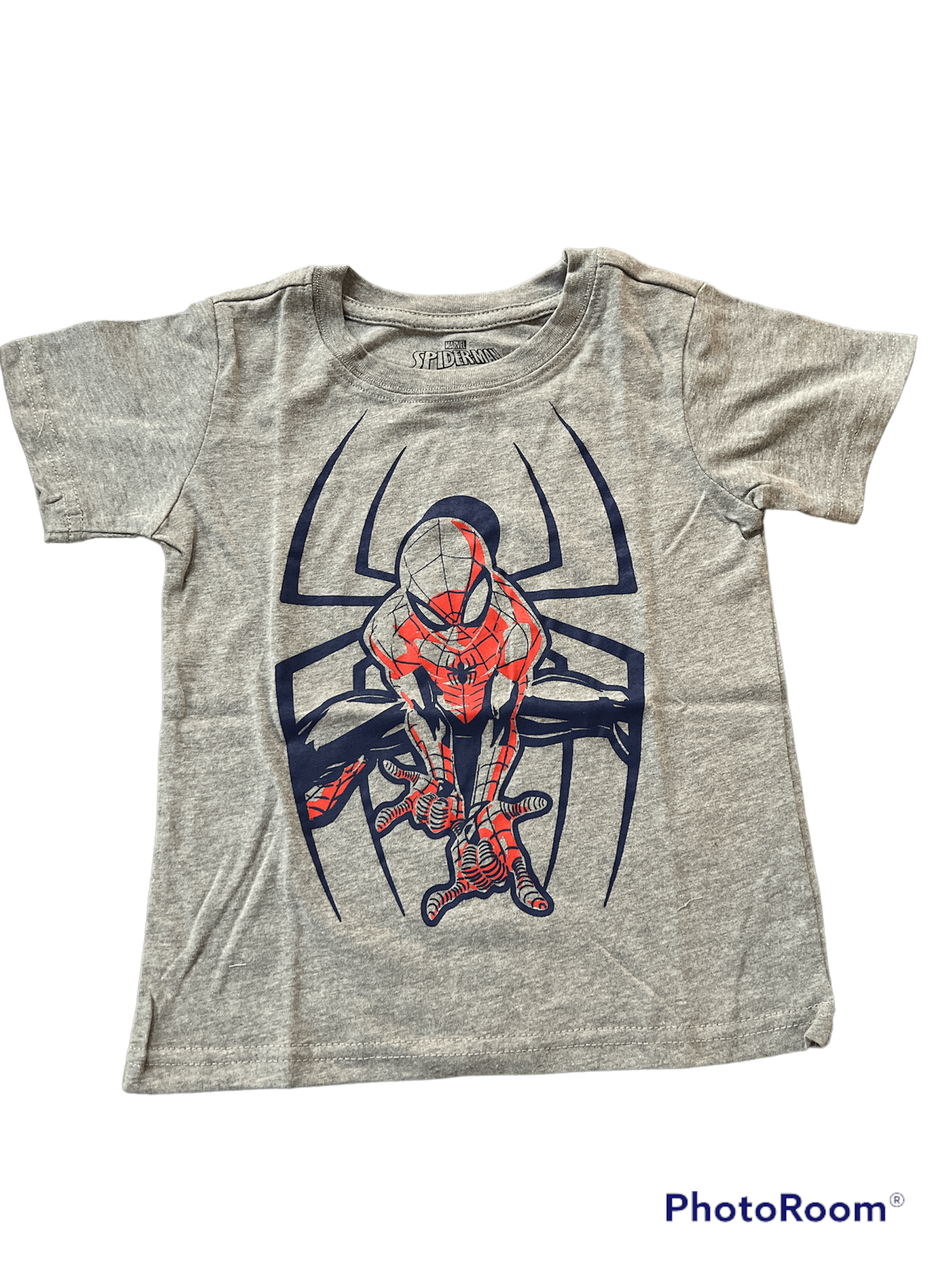 Toddler Spiderman Grey Shirt