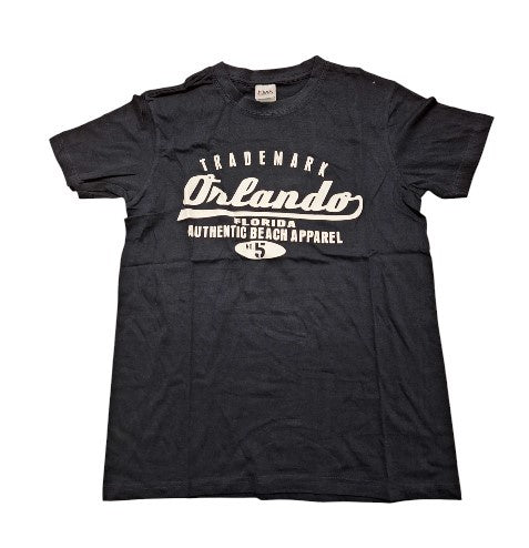 Orlando Trademark Navy Print T Shirts