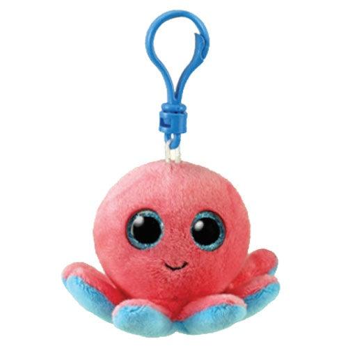 TY Beanie Baby - Sheldon The Octopus Key Clip