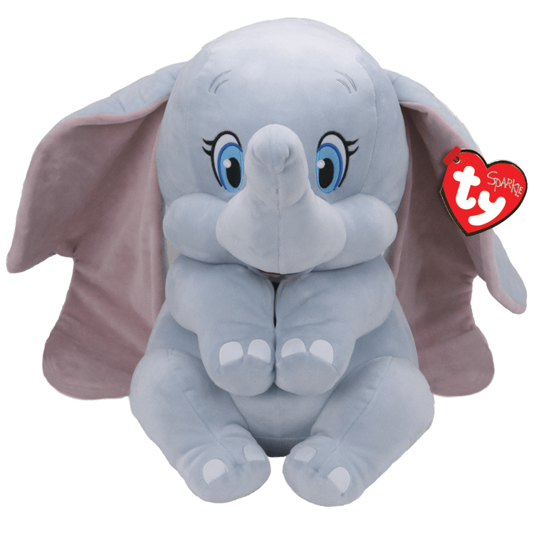 Ty Beanie Buddies Sparkle Disney Dumbo The Elephant Large 16"