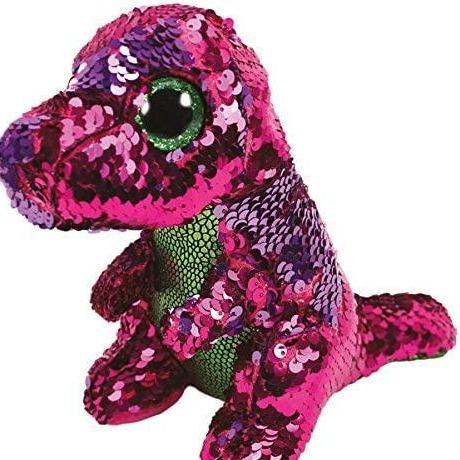 TY Flippable Stompy the Dinosaur 10"