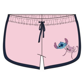 Disney Girls Stitch and Angel Dolphin Short