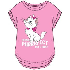 Disney Purrrfect Marie Girls Hilo Tee