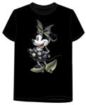 Disney Spooky Minnie Glow Bones Black Tee