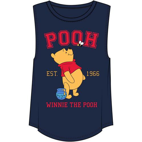 Winnie the Pooh Honey and Bee Jr Muscle Tank Shirt