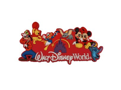 Walt Disney World Mickey & Friends Red Magnet