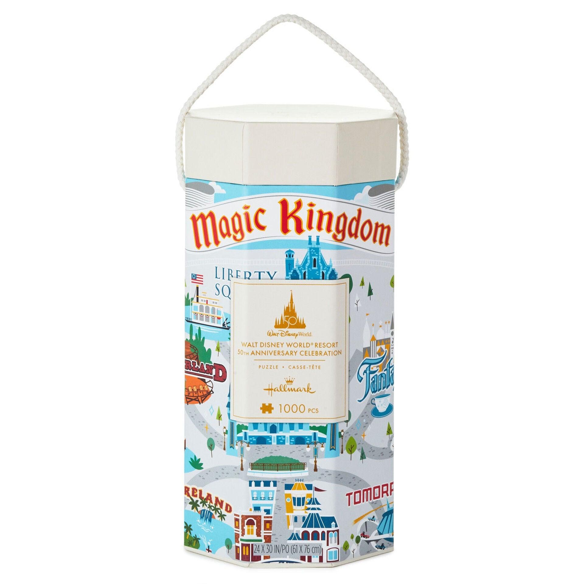Walt Disney World 50th Anniversary Magic Kingdom Map 1000-Piece Puzzle