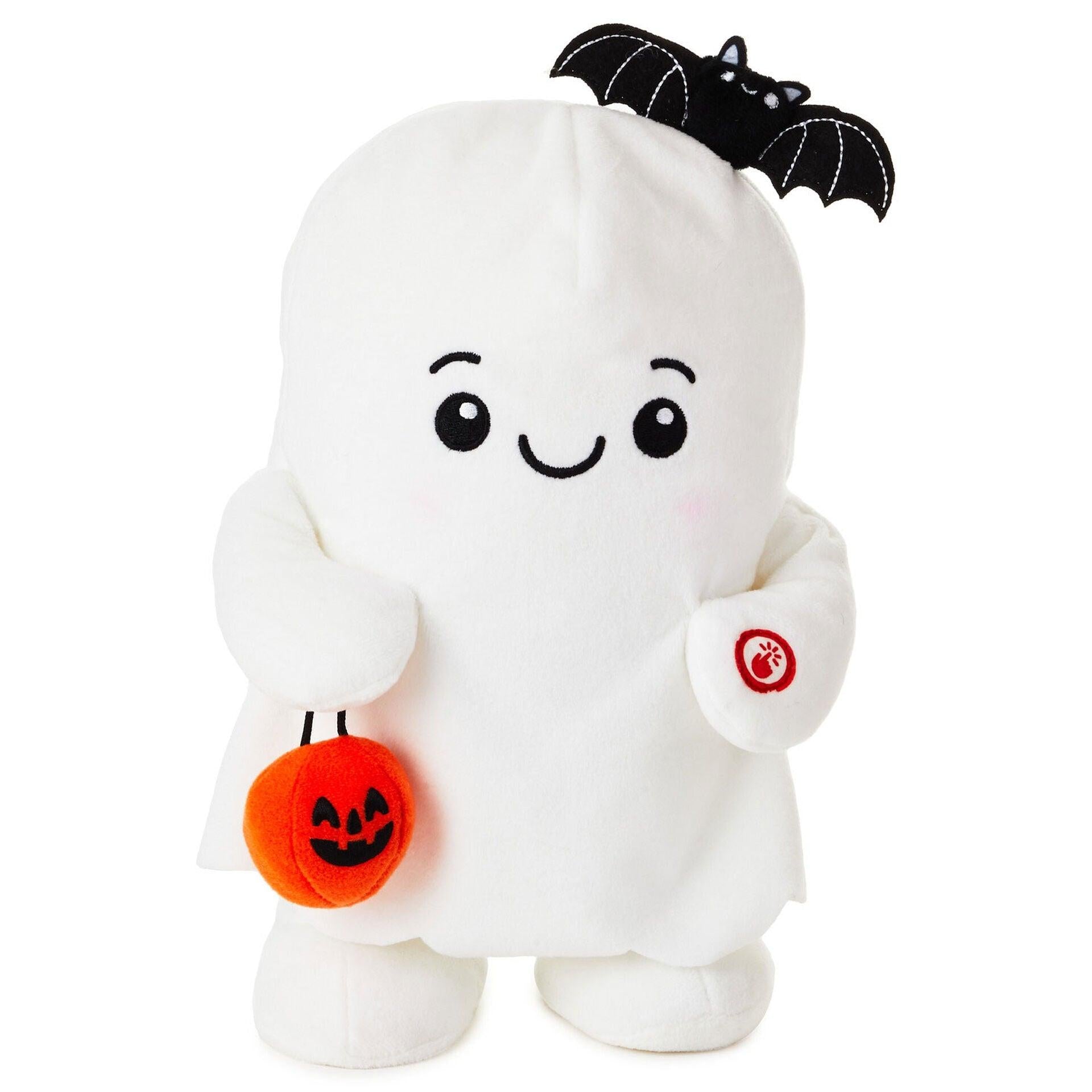 Who Wants Some Treats Ghost Plush With Sound and Motion, 11.75"