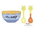 Winnie the Pooh Hunny Pot Boxed  Ceramic Bowl w Color Change Spoon