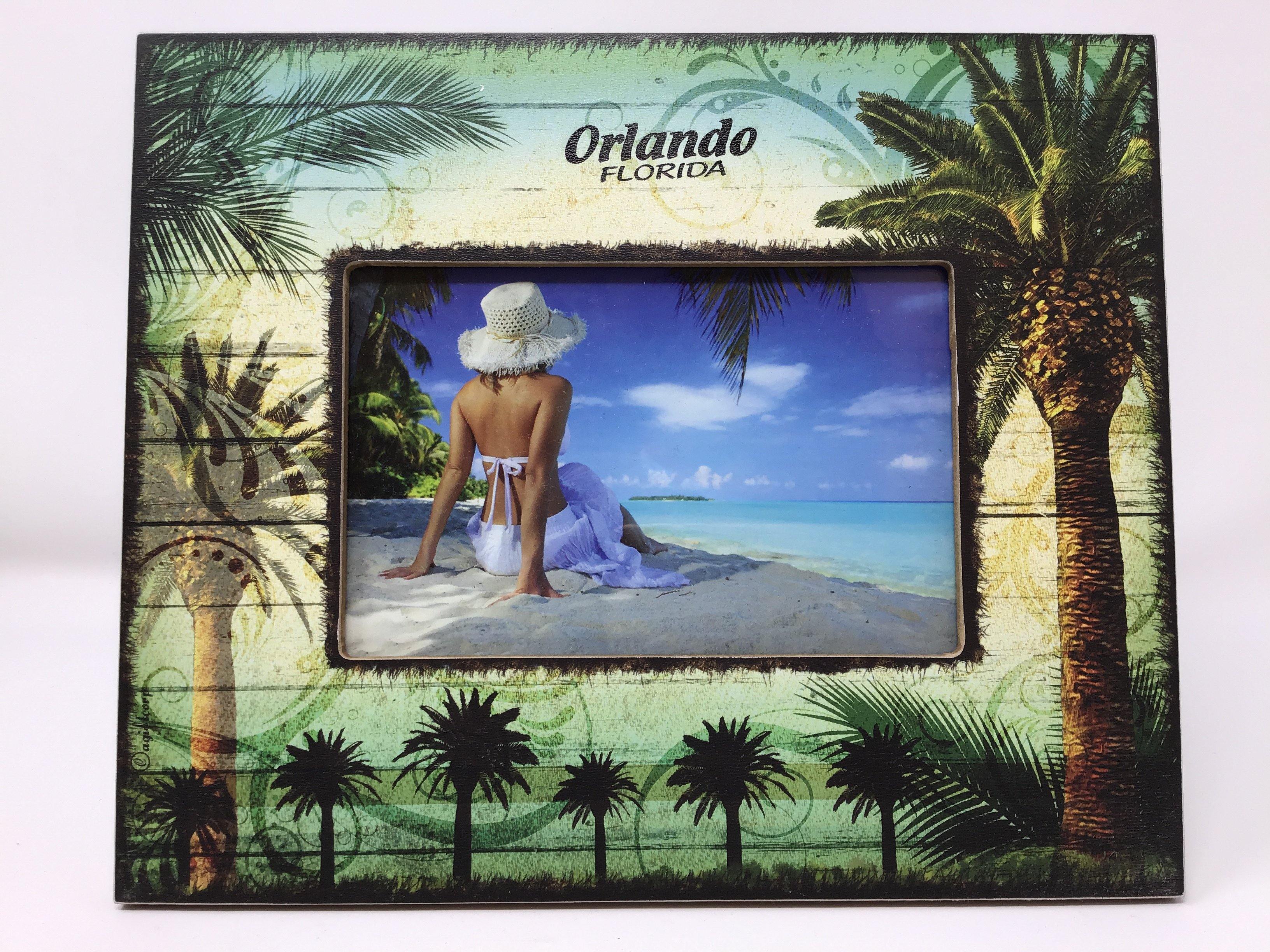 Wood Palms Photo Frame 4X6"