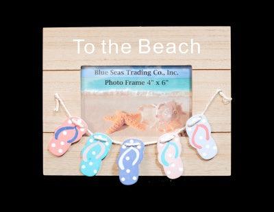 Wooden Photo Frame - Flip Flop Design
