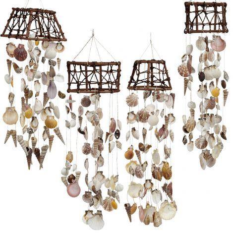 Woodtop Shell Chimes 19"