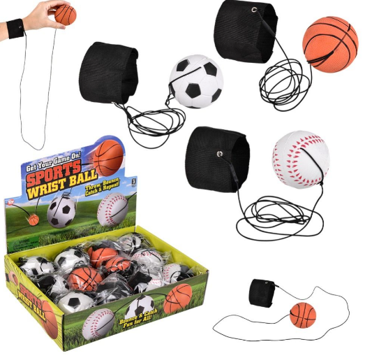 Sports Wrist Band Return Ball (2.25")
