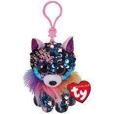 Yappy Sequin Plush Clip 4"