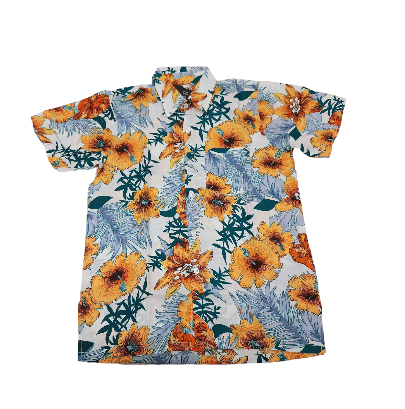 Floral White Men's Hawaiian Shirt