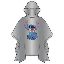 Youth Happy Stitch Rain Poncho, Clear