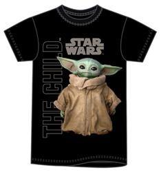 Youth Star Wars Gazing The Child Tee, Black