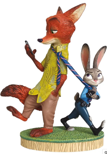 Disney Zootopia Nick & Judy Standing Pose Figurine
