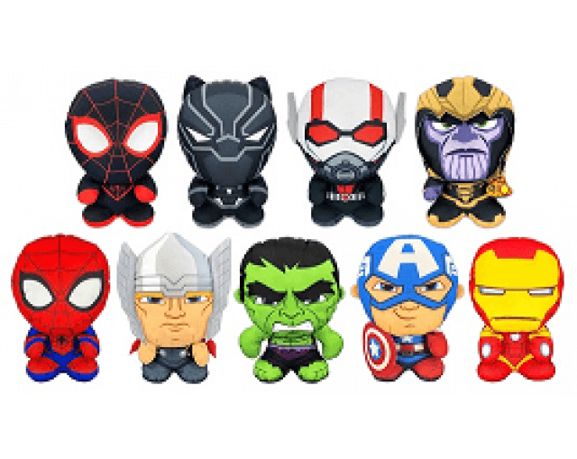 11 inch Marvel Mash`ems Plush Asst