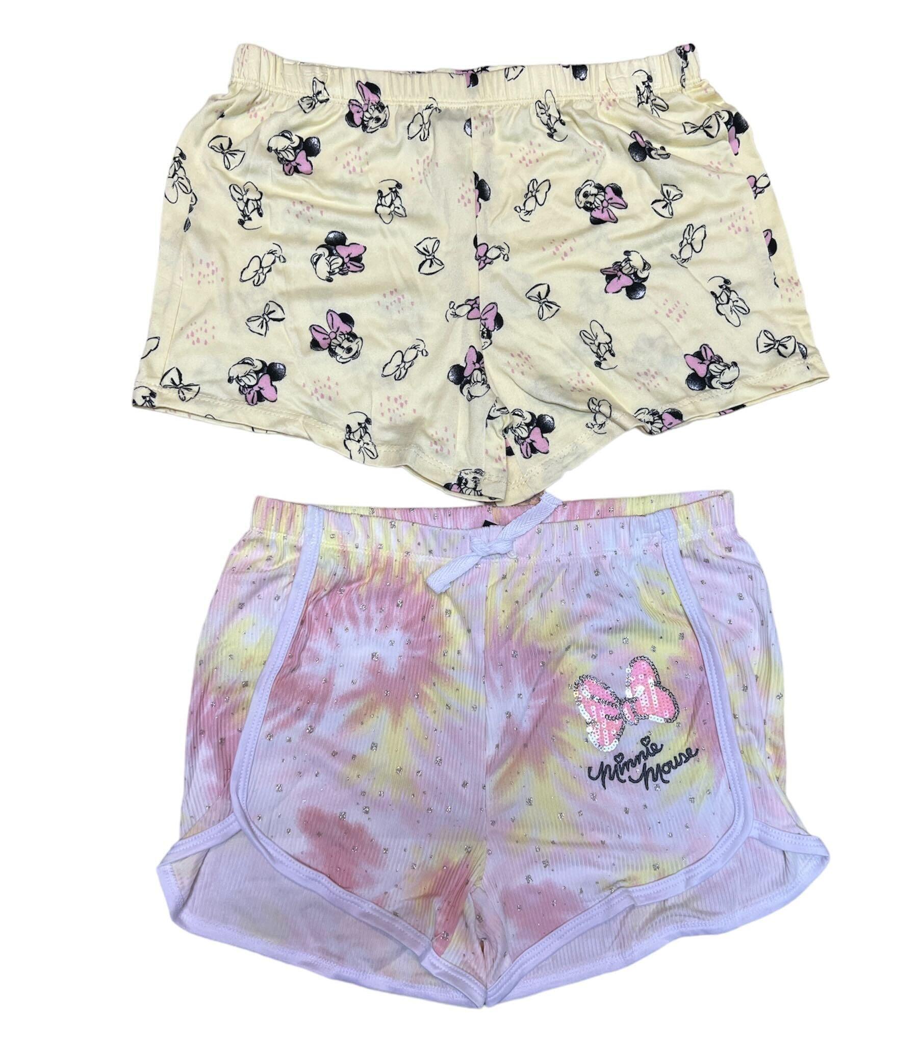 2 Pack Kids Minnie Mouse Shorts Set