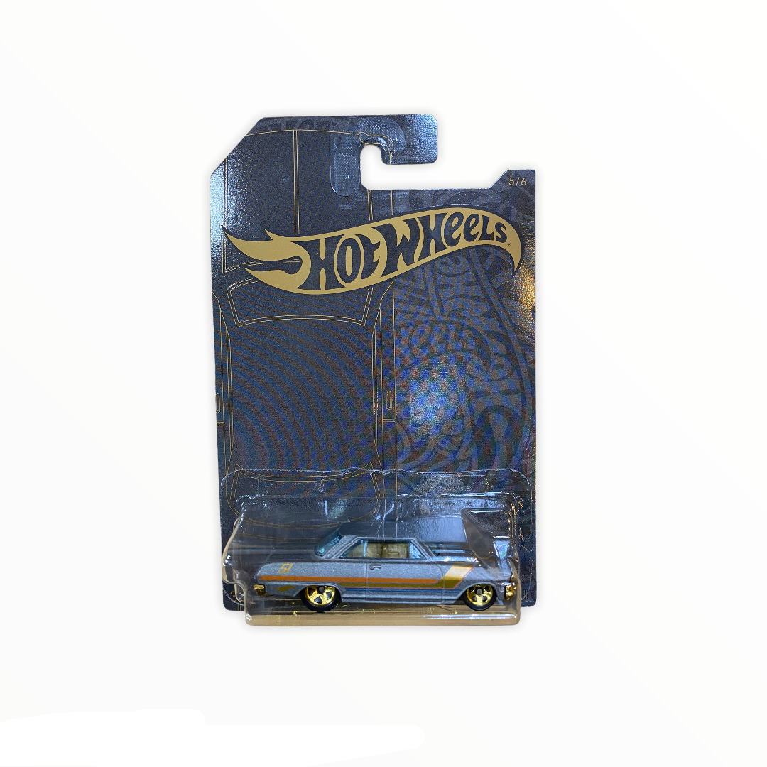 2019 Hot Wheels 51st Anniversary Satin & Chrome Series '63 Chevy II