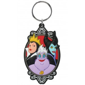 Disney Villains Group Soft Touch PVC Key Ring