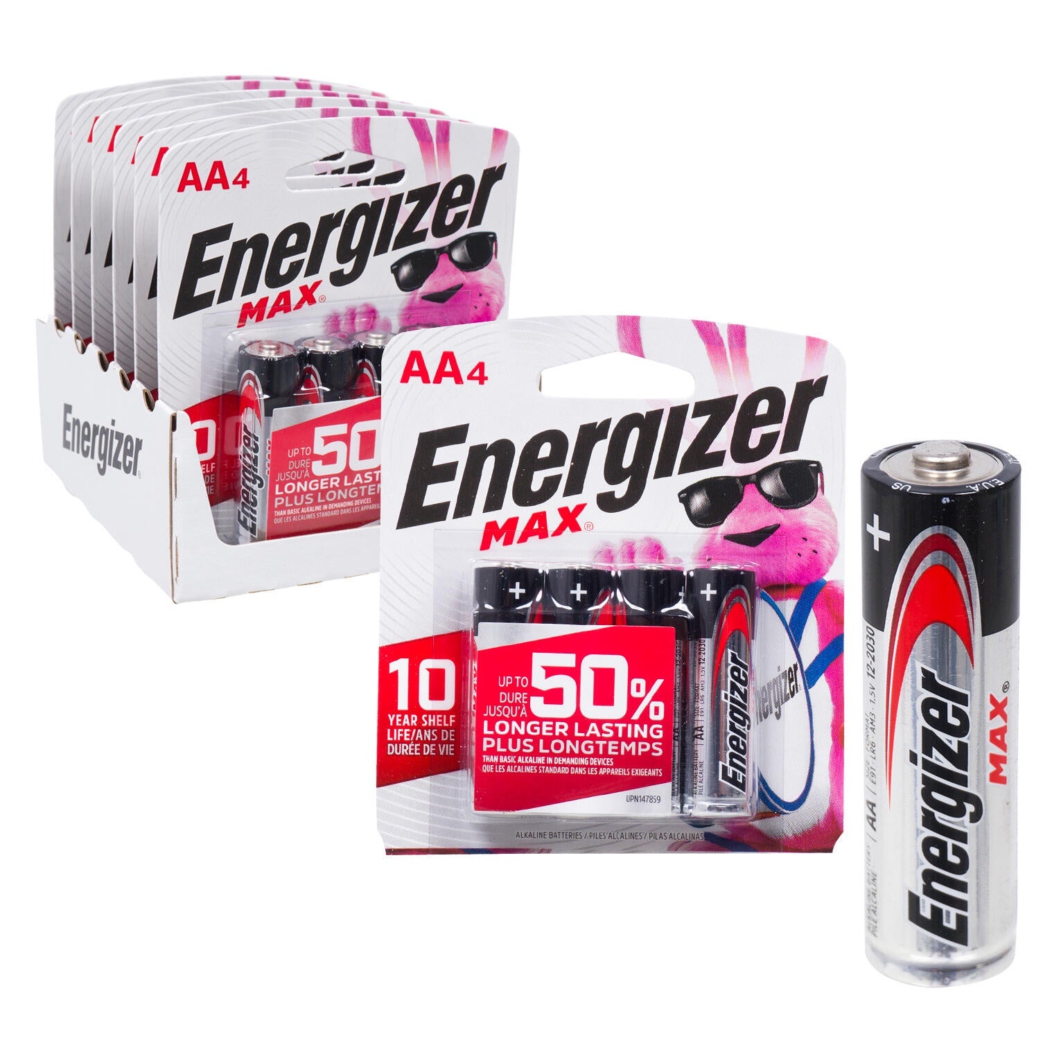 4pk AA Energizer Alkaline Battery