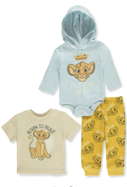 Disney Baby The Lion King 3 Piece Joggers Set