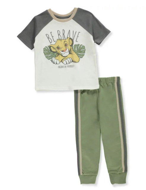 Disney Baby The Lion King 2-Pc Simba Joggers Set