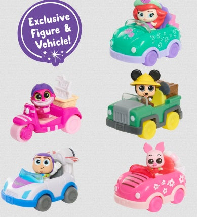 Disney Just Play Doorables Let’s Go Road Trip Vehicles
